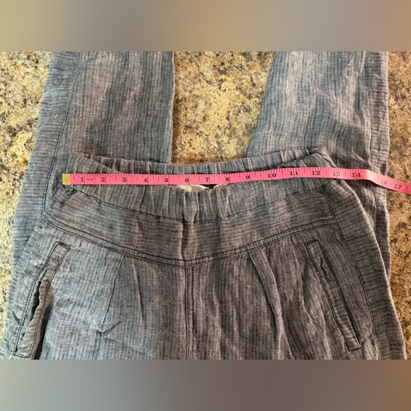 Anthropologie Hei Hei Linen Cropped Pants XXS - Picture 6 of 7